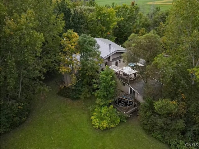view of subject property