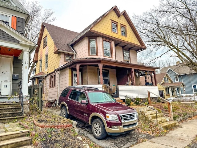 13 Brooklyn St, Rochester, NY 14613 - victorian home with a porch