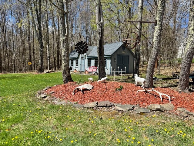 575 Harper Rd, Harpersfield, NY 13786 - view of grassy yard