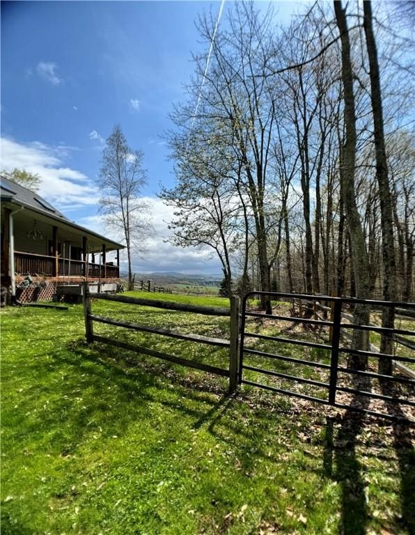575 Harper Rd, Harpersfield, NY 13786 - view of yard featuring a view of rural / pastoral area