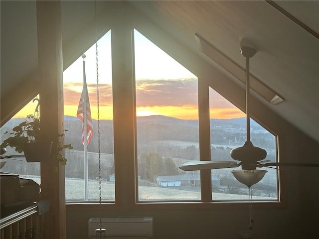 575 Harper Rd, Harpersfield, NY 13786 - detailed view of a mountain view and a ceiling fan