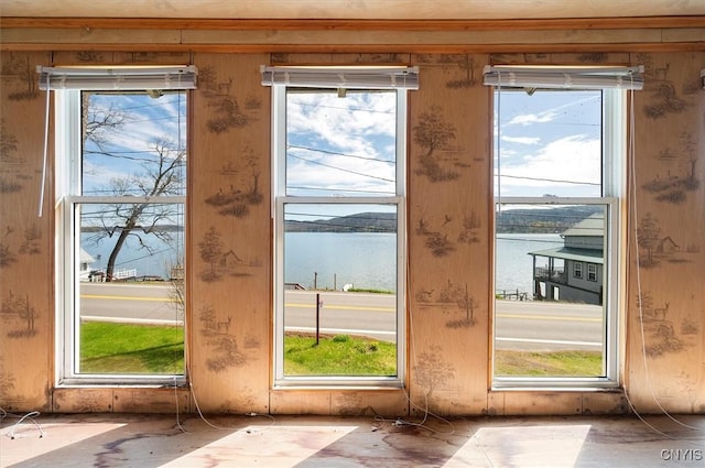7709 State Highway 28, Exeter, NY 13439 - doorway to outside with a water view