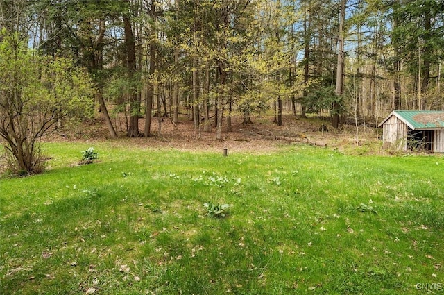7709 State Highway 28, Exeter, NY 13439 - view of yard with an outbuilding