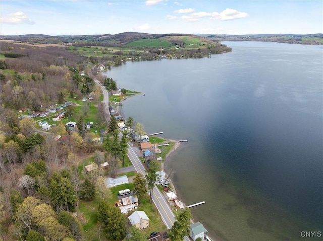 7709 State Highway 28, Exeter, NY 13439 - aerial view of property and surrounding area featuring a nearby body of water
