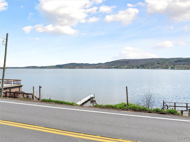 7709 State Highway 28, Exeter, NY 13439 - water view featuring a mountainous background