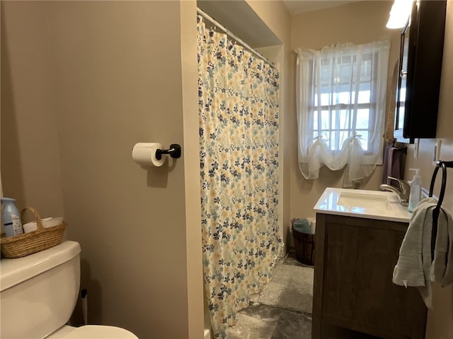 1940 State Highway 41, Coventry, NY 13733 - bathroom featuring toilet, curtained shower, and vanity