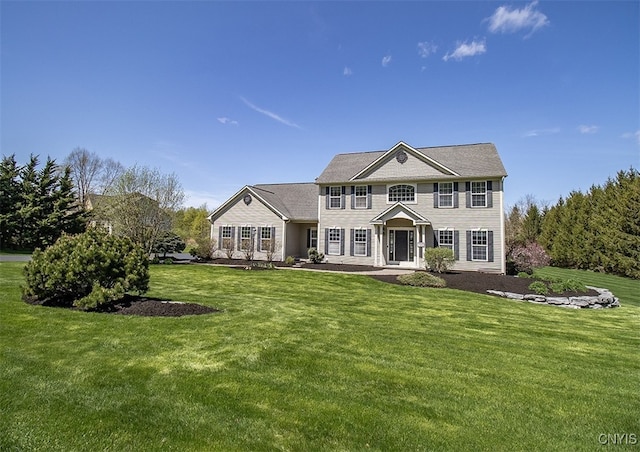 100 Brandywine Dr, Manlius, NY 13104 - view of front of home with a front lawn