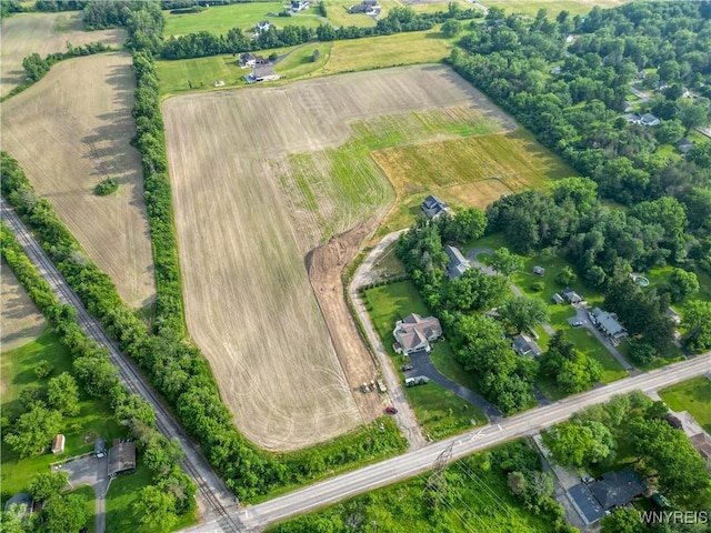view of property location with rural landscape and farmland