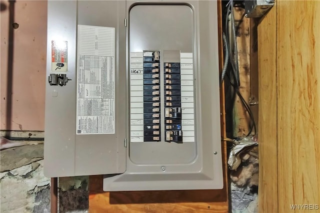 utility room featuring electric panel