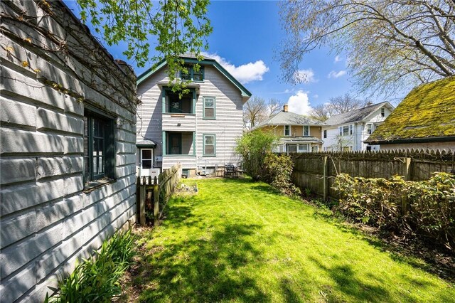 45 Juniper St, Rochester, NY 14610 - back of property featuring a residential view and central air condition unit