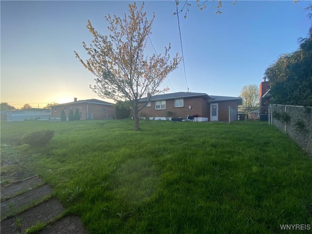 view of yard