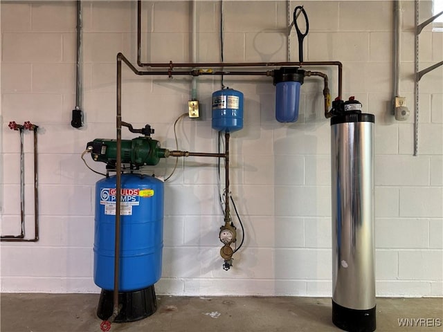 view of utility room