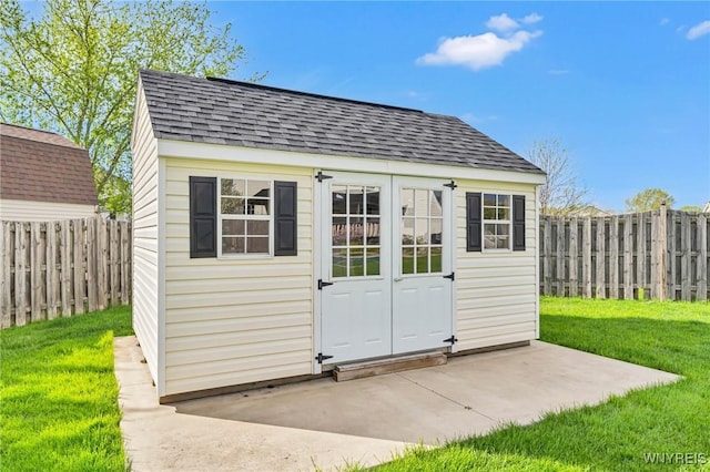 view of outbuilding with an outdoor structure