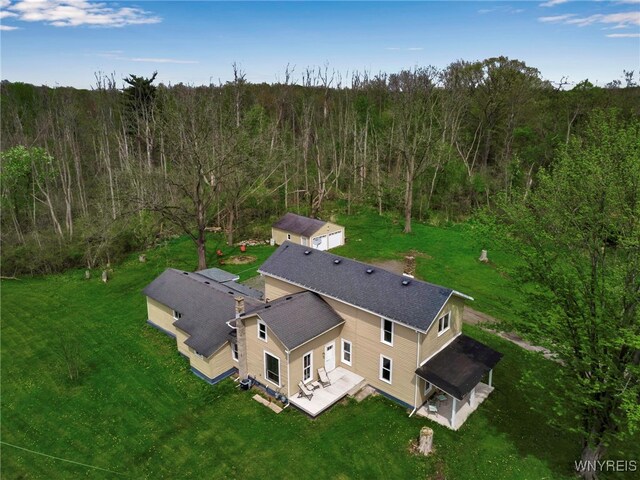 6043 Old Niagara Rd, Lockport Town, NY 14094 - view of subject property with a forest