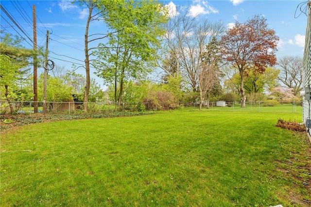 view of yard