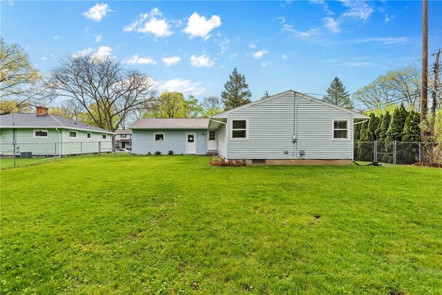 view of back of property