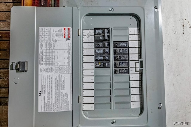 utility room with electric panel
