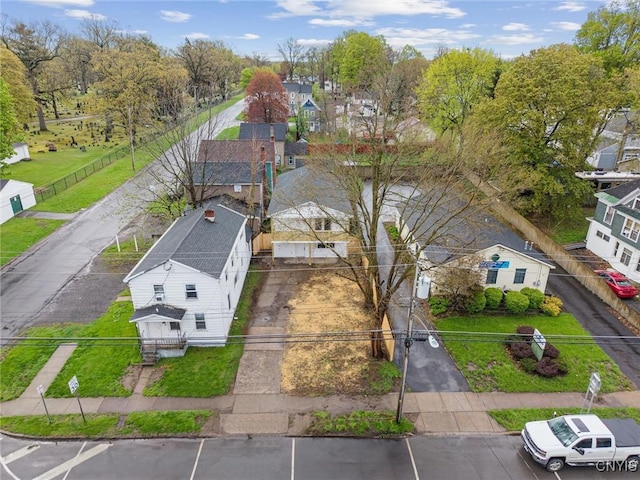 614 E Broadway St, Fulton, NY 13069 - aerial perspective of suburban area