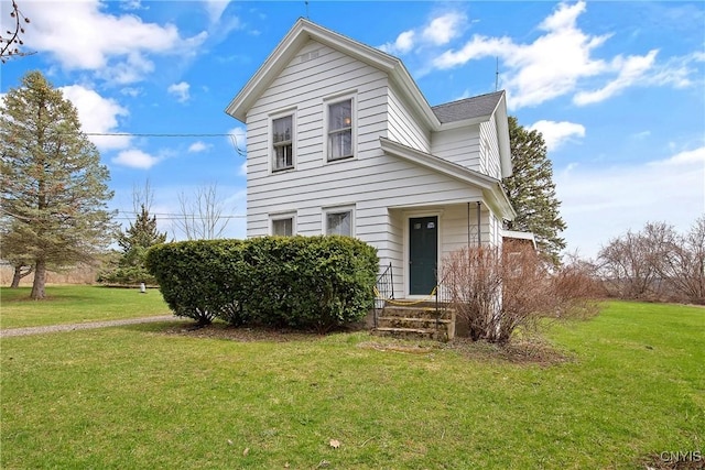 3542 Griffin Rd, Onondaga, NY 13215 - view of front facade with a front lawn