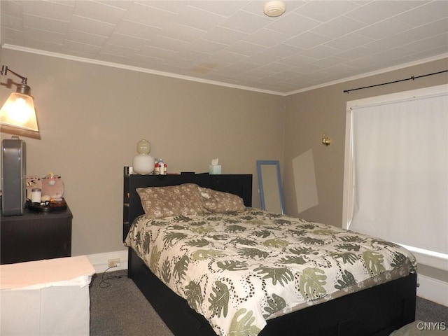 23 Paul St, Auburn, NY 13021 - carpeted bedroom with ornamental molding and baseboards