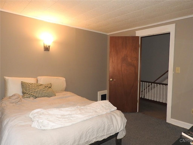 23 Paul St, Auburn, NY 13021 - bedroom featuring crown molding and carpet floors
