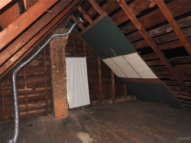 23 Paul St, Auburn, NY 13021 - view of unfinished attic