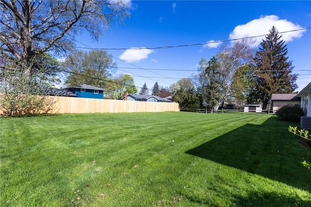 view of yard