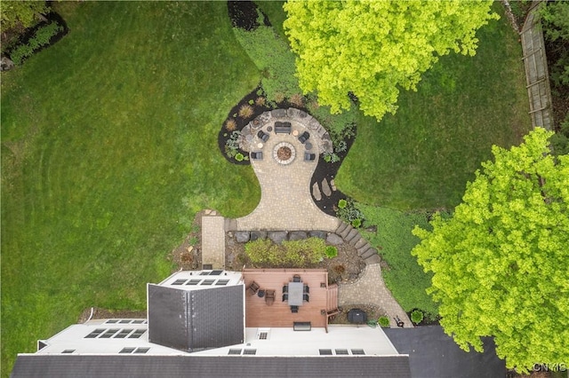 4314 Arbutus Dr, Pompey, NY 13104 - view from above of property