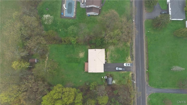 aerial view of property and surrounding area