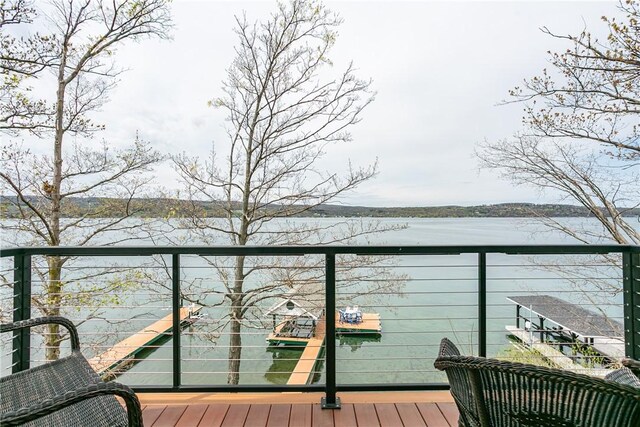 5088 E Lake Rd, Gorham, NY 14544 - balcony with a water view