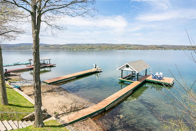 5088 E Lake Rd, Gorham, NY 14544 - dock with a water view