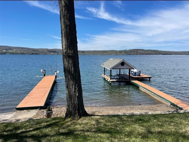 5088 E Lake Rd, Gorham, NY 14544 - dock area with a water view