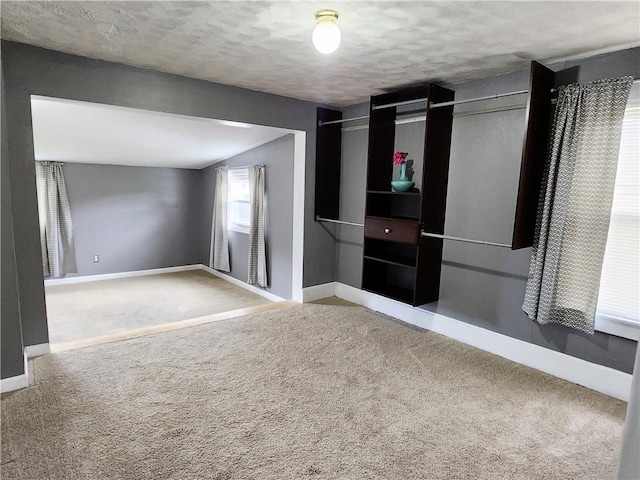 515 Park Pl, Erwin, NY 14870 - unfurnished bedroom featuring baseboards, carpet floors, and a textured ceiling