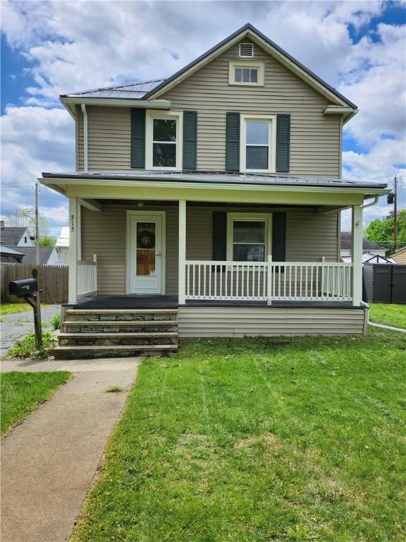 515 Park Pl, Erwin, NY 14870 - traditional style home featuring a porch