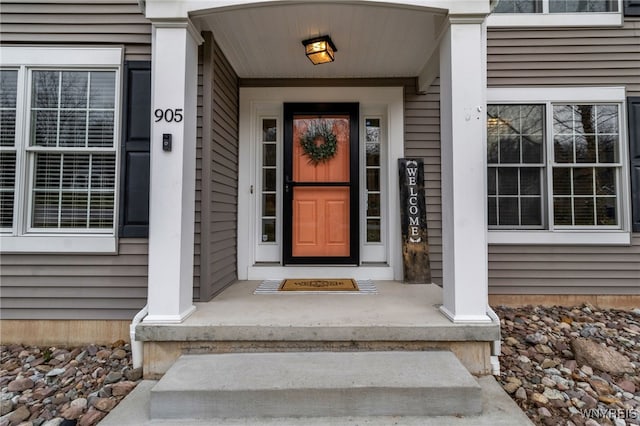 view of property entrance