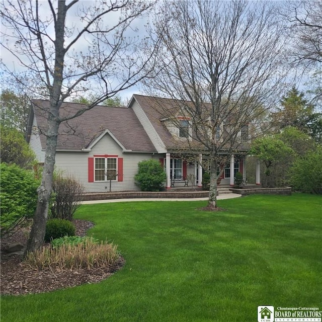 384 Flickerwood Rd, Kane-Borough, PA 16735 - view of front facade featuring a front lawn
