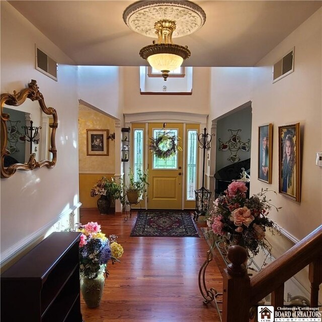 384 Flickerwood Rd, Kane-Borough, PA 16735 - entrance foyer featuring wood finished floors