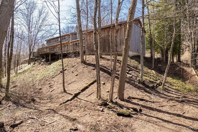 1826 Cardner Rd, Fabius, NY 13122 - view of yard with a deck