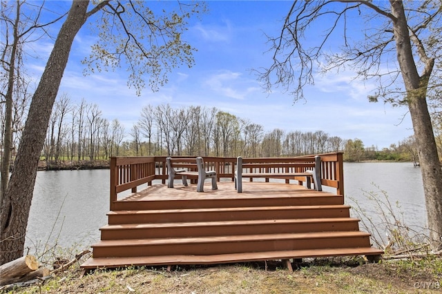 545 County Route 54, Schroeppel, NY 13132 - dock featuring a deck with water view