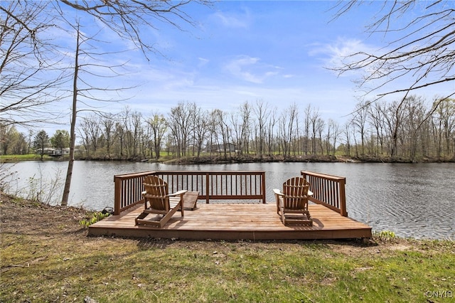 545 County Route 54, Schroeppel, NY 13132 - dock with a deck with water view