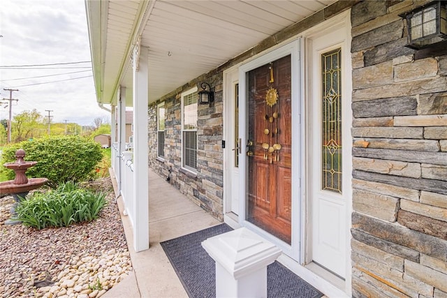 1430 Erie Station Rd, Henrietta, NY 14467 - entrance to property with stone siding