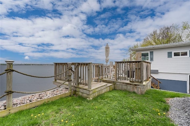 17869 County Route 59, Brownville, NY 13634 - wooden deck featuring a yard