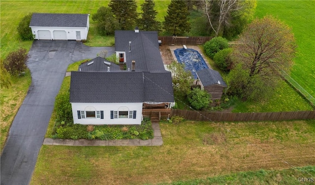 view of subject property