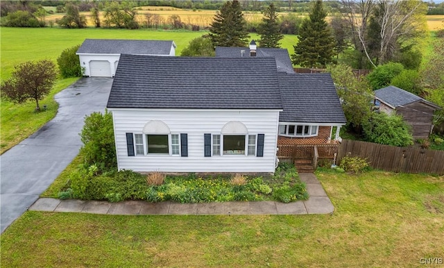 aerial view of property and surrounding area