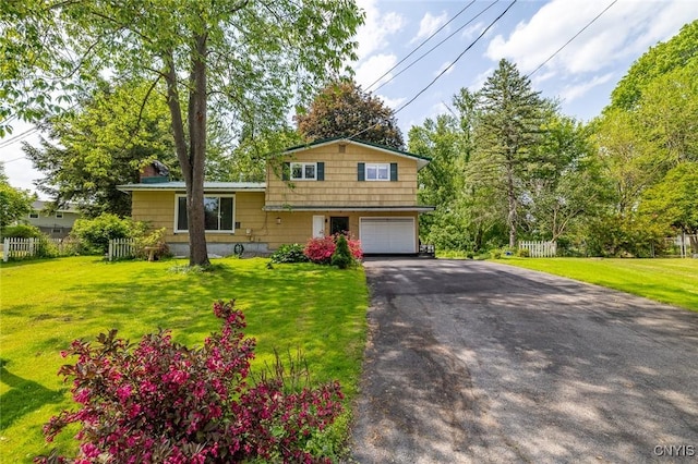 7650 Commodore Cir, Clay, NY 13090 - split level home with driveway and an attached garage