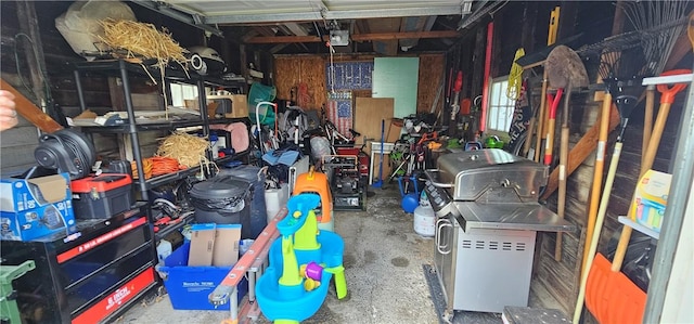 43 Sunnyside Dr, Elmira, NY 14905 - storage area featuring a garage