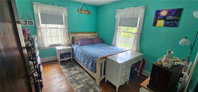 43 Sunnyside Dr, Elmira, NY 14905 - bedroom with wood finished floors and baseboards