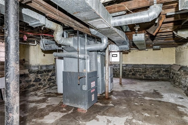 329 Jewett Ave, Buffalo, NY 14214 - below grade area featuring heating unit