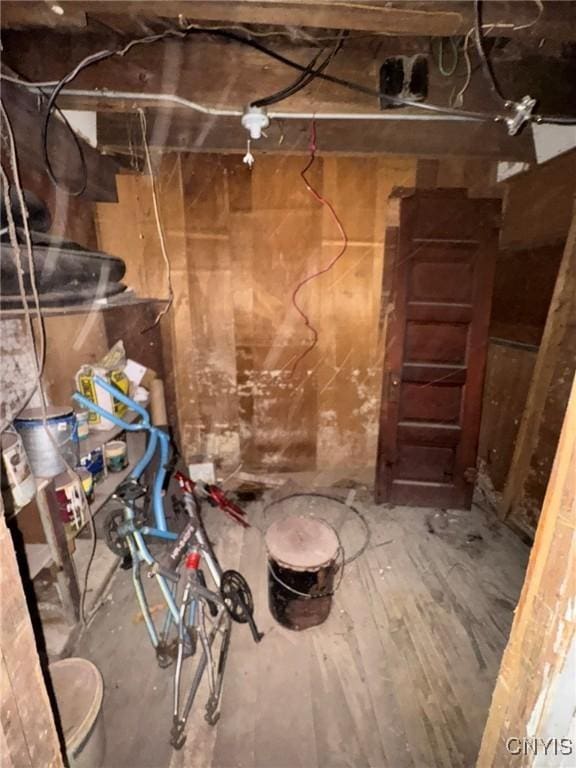 1322 S Ave Unit 24, Syracuse, NY 13207 - below grade area featuring wood finished floors