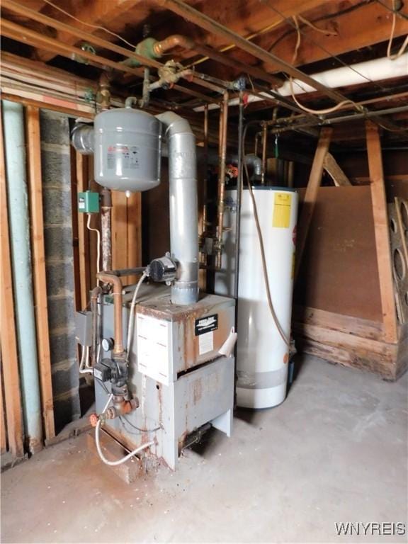 utilities with gas water heater